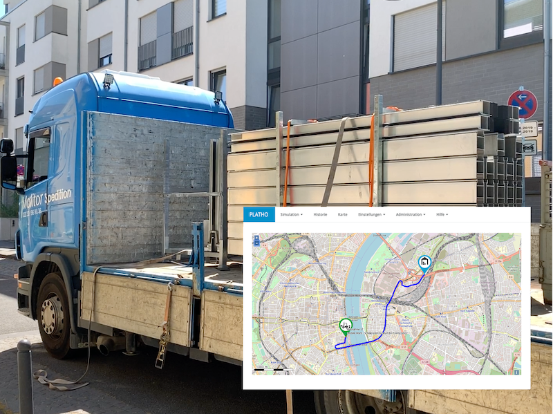 Transport of the mobile elements